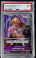 PSA 9 One Piece TR OP10-063 R - Vinsmoke Sanji - Treasure Rare - EN