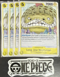 4 x One Piece OP11-103 C - Long Jaw Neptunian - EN - Regular - Playset -TCG-NM/M