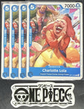 4x One Piece OP11-052 C Charlotte Lola - English - Regular - Play Set -LD01-NM/M