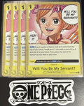 4 x One Piece EB03-060 C - Will You Be My Servant? - EN - Regular -Play Set-NM/M
