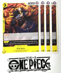 4x One Piece OP09-100 UC Karasu - English - Playset - Regular - TCG - NM/M