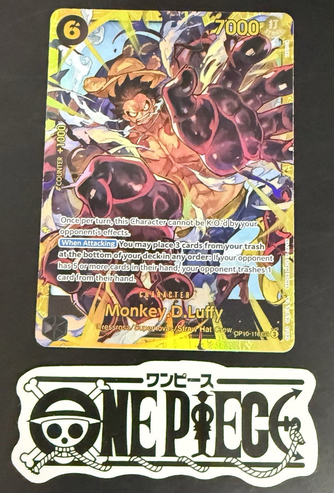 One Piece OP10-118 SEC - Monkey.D.Luffy - EN - Foil - TCG - NM/M