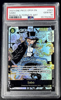 PSA 10 One Piece OP04-083 SR* - Sabo - Manga Alt Art - EN - Kingdoms of Intrigue