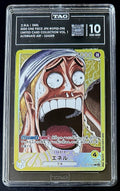 TAG 10 One Piece Base Shop OP05-098 L - Enel - Alt Art - JP - Base Shop Promo