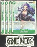 4x One Piece OP13-032 UC Nico Robin - ENG - Regular - Playset - TCG - NM/M