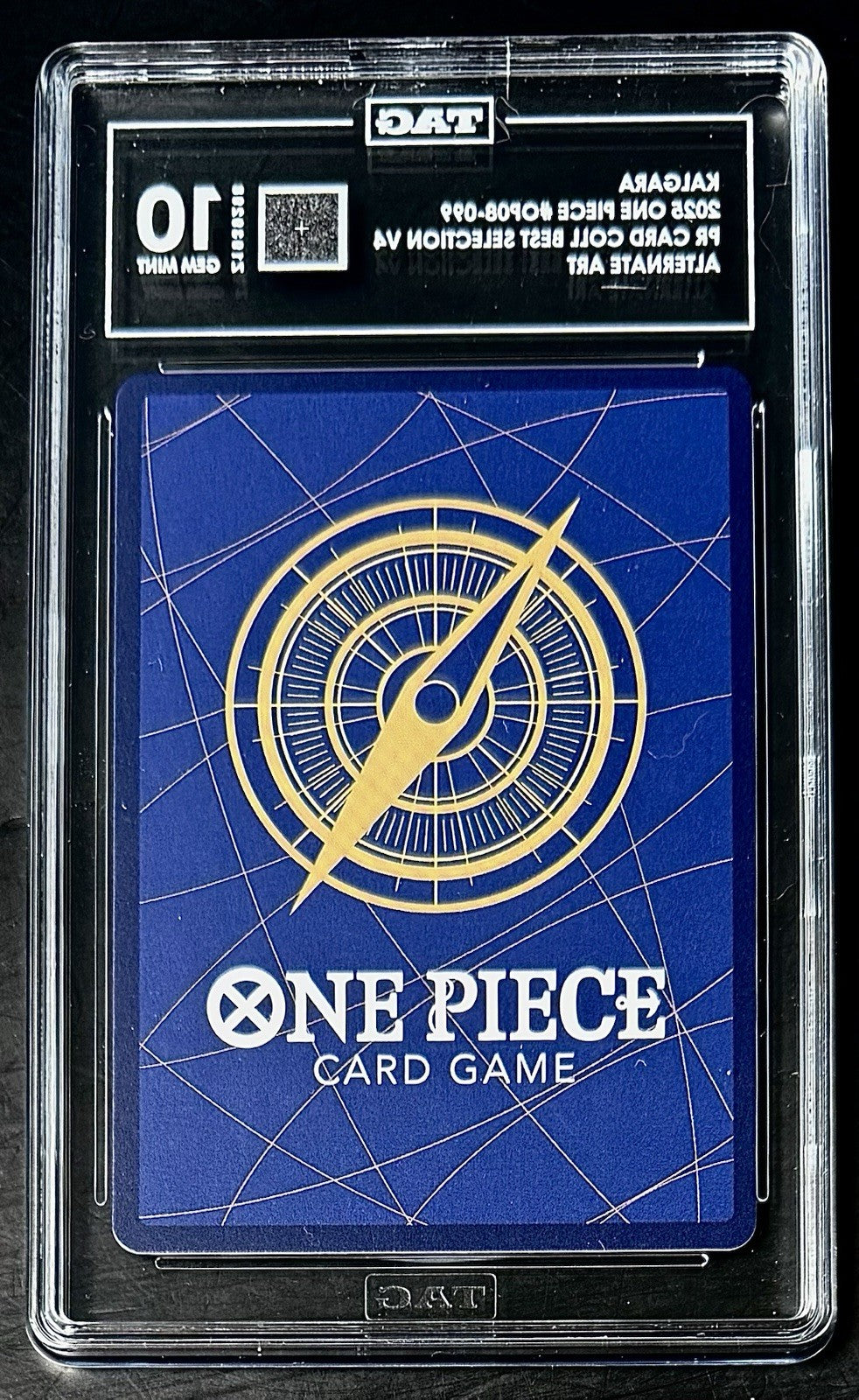 TAG 10 One Piece OP08-099 C Kalgara - Alt Art - EN - Foil - Best Vol.4 - Graded
