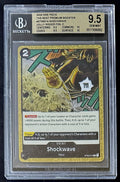 BGS 9.5 One Piece ST06-014 C - Shockwave - EN - Flag Foil - PRB01 The Best
