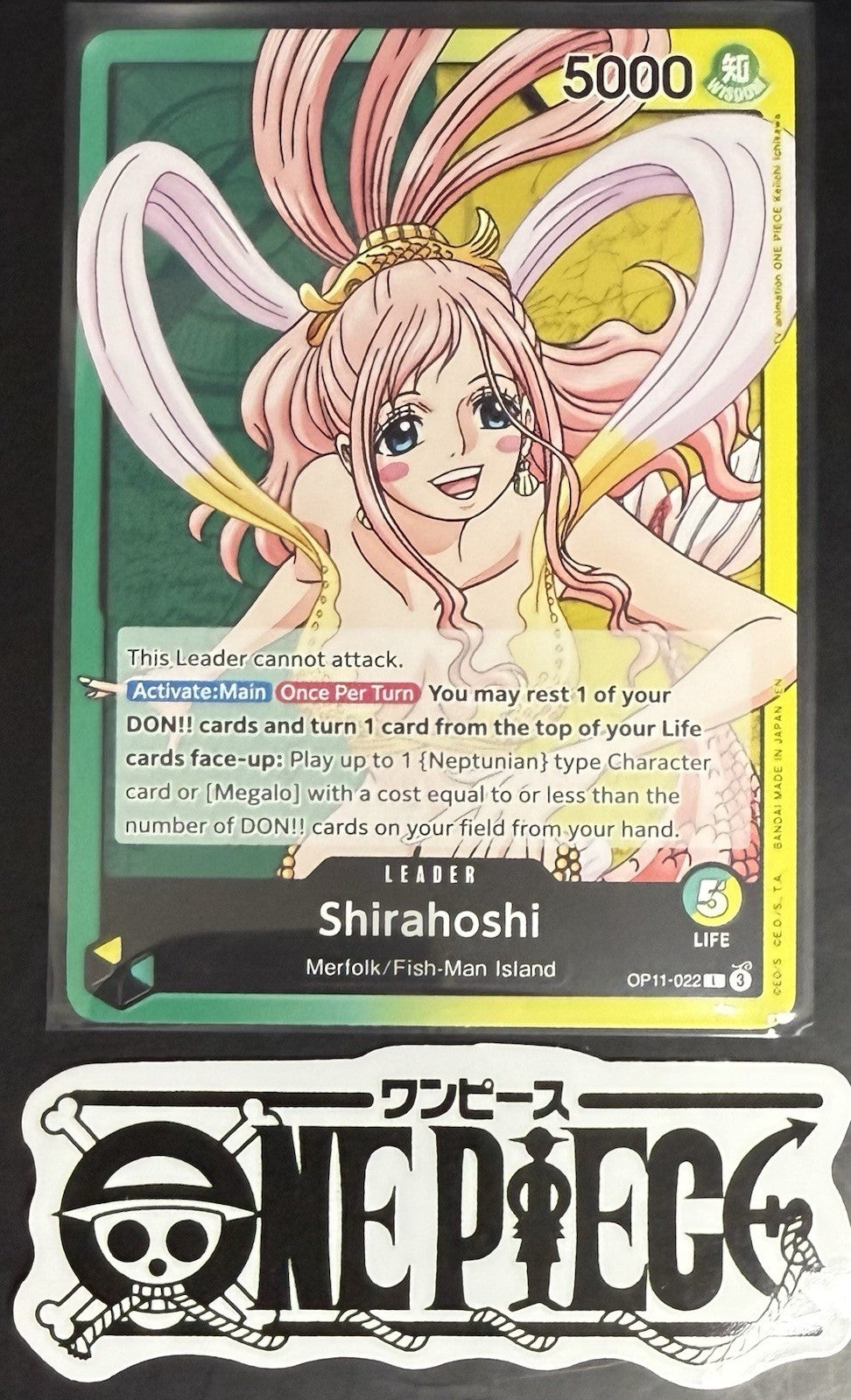 One Piece OP11-022 L - Shirahoshi - ENG - Regular - TCG - NM/M