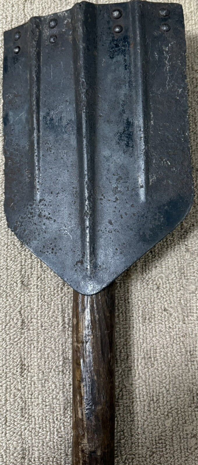 German WW2  Folding Shovel - Entrenching Tool - Original