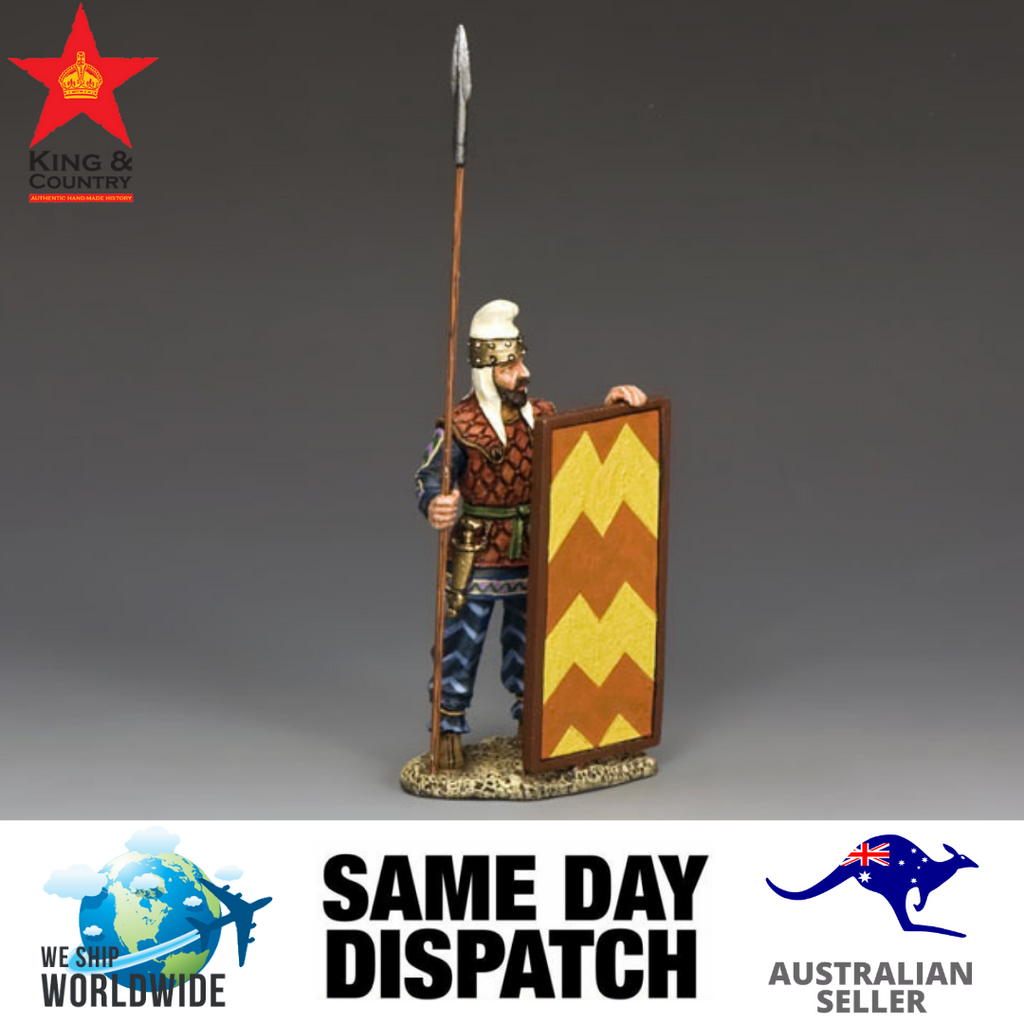 King & Country AG024 Persian Spearman Standing Ready MIB