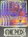 4 x One Piece OP12-063 SR Vinsmoke Reiju - English - Foil - Playset - TCG - NM/M