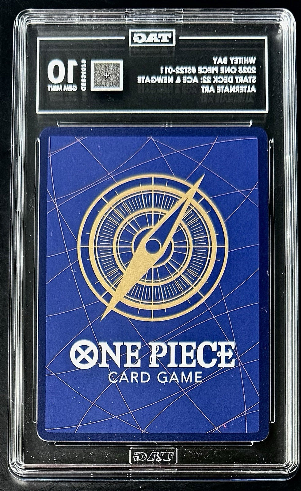 TAG 10 One Piece ST22-011 C* Whitey Bay - EN - Foil - Ace & Newgate - Graded