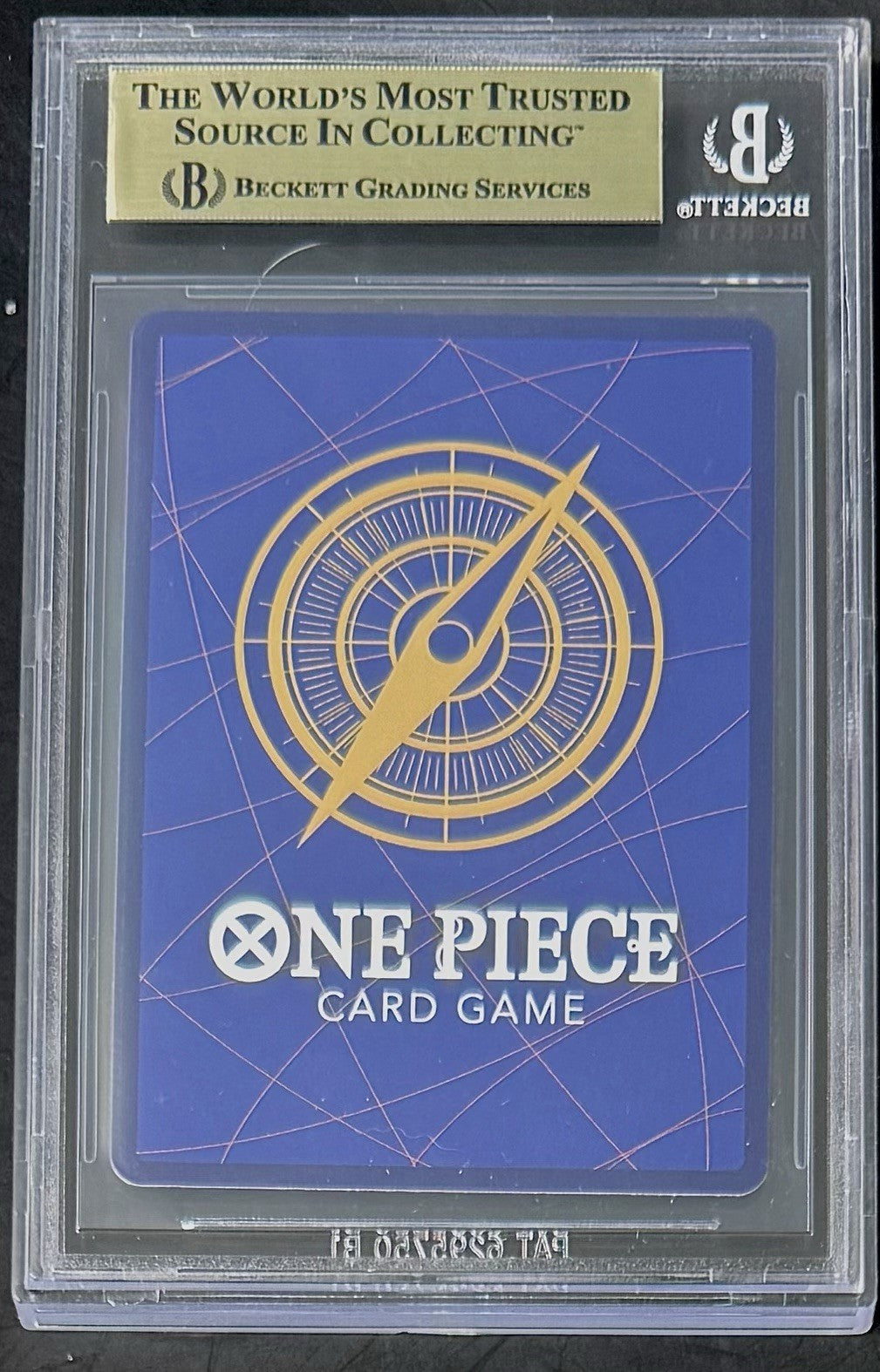 BGS 10 One Piece OP02-099 SR Sakazuki - English - PRB01 The Best - Graded