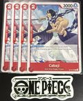 4x One Piece OP15-005 C - Cabaji - EN - Regular - Play Set - TCG - NM/M