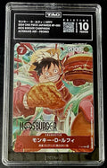 TAG 10 Pristine One Piece P-080 P - Moneky.D.Luffy - AA - JP - Mos Burger- Pop 3