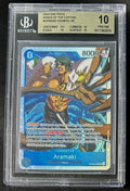 BGS 10 One Piece OP06-043 SR Aramaki - English - Wings of the Captain - Graded