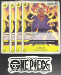 4x One Piece OP08-111 UC S-Shark - ENG - Regular - Play Set - TCG - NM/M