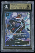 BGS 10 One Piece PRB02-015 R* Shiryu - Alt Art - EN - Foil - PRB02 - Graded