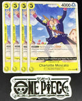 4x One Piece OP04-108 UC Charlotte Moscato - English - Regular - Play Set -NM/M