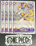 4 x One Piece ST18-002 C O-Nami - English - PRB02 Foil - Playset - NM/M