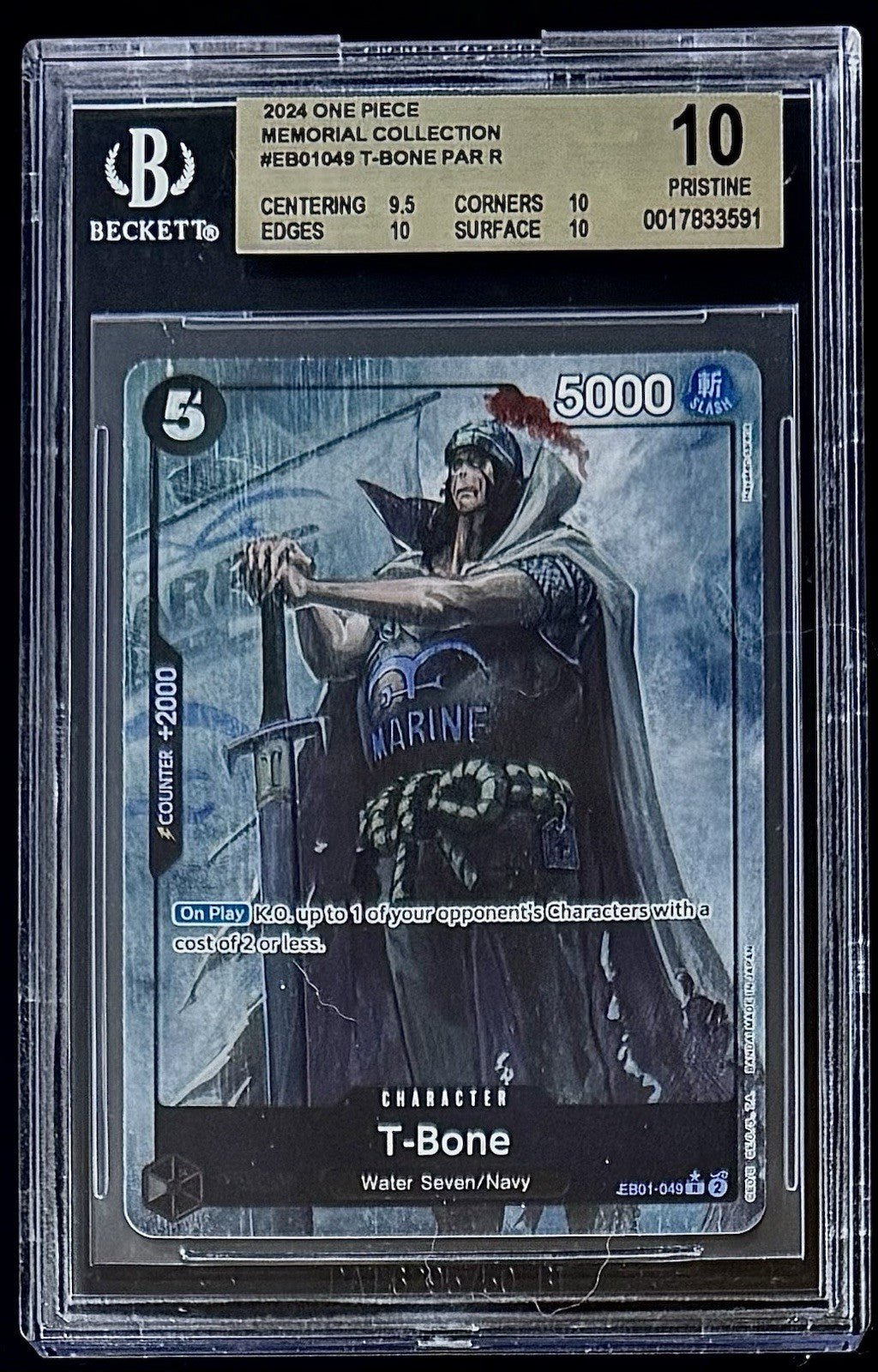 BGS 10 One Piece EB01-049 R* T-Bone Parallel Art - English - Memorial Collection