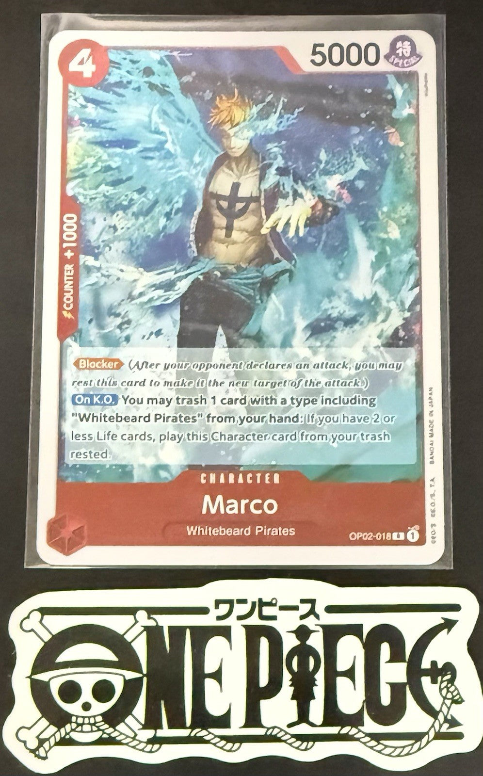 One Piece OP02-018 R - Marco - EN - Foil - Paramount War - TCG - NM/M