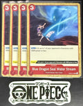 4x One Piece OP06-019 UC Blue Dragon Seal.. - English - Regular - Playset - NM/M
