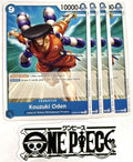 4x One Piece OP09-047 C Kouzuki Oden - English - Playset - Regular - TCG - NM/M