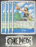 4x One Piece EB02-022 R Usopp - English - Regular - Play Set - LD01 - NM/M