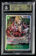 BGS 10 One Piece OP07-029 SR Basil Hawkins - English - 500 Years in the Future