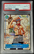 PSA 10 One Piece OP13-119 SEC* - Portgas.D.Ace - AA - EN - Carrying on His Will