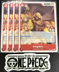 4x One Piece ST15-003 C - Kingdew - EN - Regular - Play Set - SD01 - NM/M