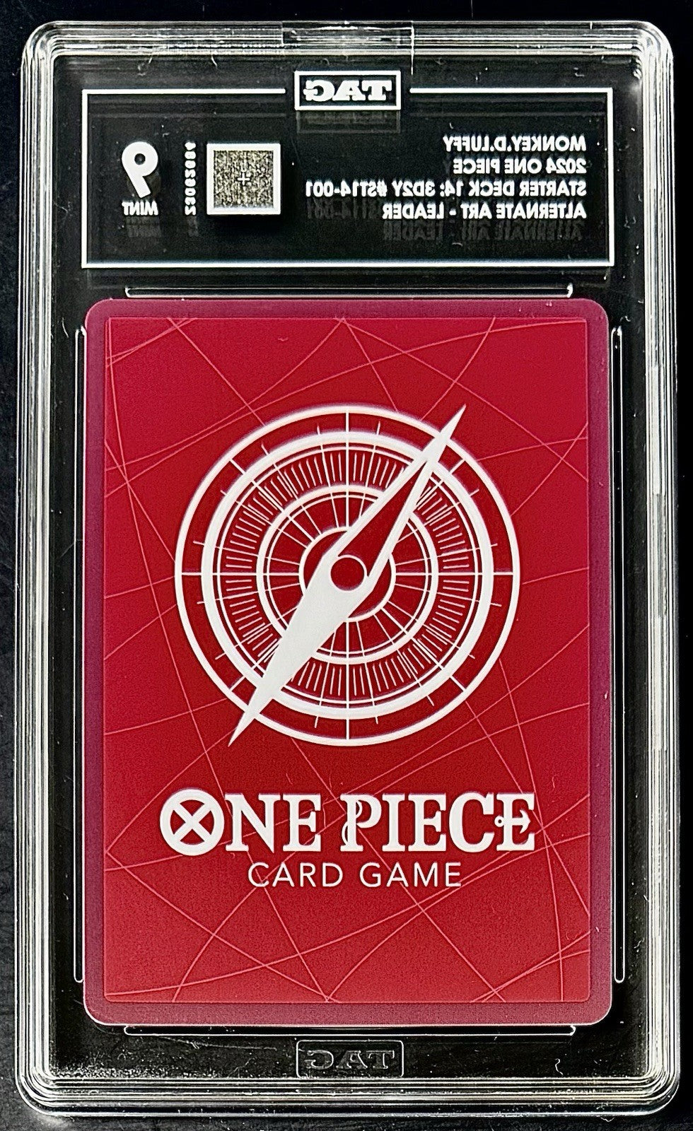 TAG 9 One Piece ST14-001 L - Monkey.D.Luffy - EN - Foil - 3D2Y