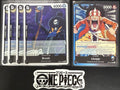 4x One Piece EB02-048 R Brook + Leader - English - Foil - Play Set - TCG - NM/M