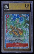 BGS 9.5 One Piece OP10-016 SR* - Monet - Alt Art - EN - Royal Blood - Foil