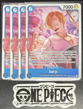 4x One Piece OP11-051 SR - Sanji - EN - Regular - Play Set - LD01 - NM/M