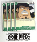 4x One Piece ST02-004 C Capone"Gang"Bege - English - Playset - TCG - NM/M