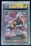 BGS 10 One Piece OP04-090 SR* - Monkey.D.Luffy -Alt Art- EN-Kingdoms of Intrigue