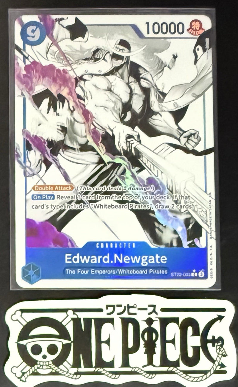 One Piece ST22-003 C* Edward.Newgate - Parallel Art - ENG - Foil - TCG - NM/M