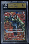 BGS 10 One Piece SP OP07-015 SR* - Monkey.D.Dragon - Special Rare - EN - Foil