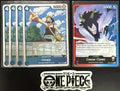4x One Piece EB02-022 R Usopp + Leader - English - Foil - Play Set - TCG - NM/M