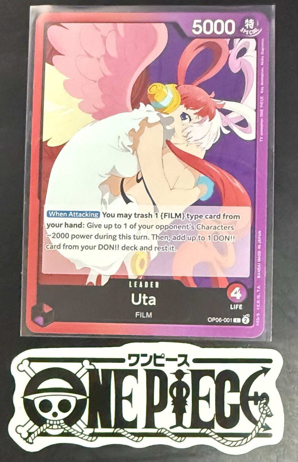 One Piece OP06-001 L Uta - ENG - Regular - TCG - NM/M