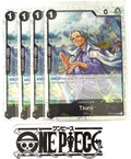 4x One Piece OP02-106 UC Tsuru - Flag Foil - English - Playset - TCG - NM/M