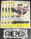 4x One Piece OP14-115 C - Rindo - EN - Regular - Play Set - NM/M