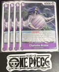 4 x One Piece EB03-033 C -Charlotte Brulee- EN - Regular - Play Set - TCG - NM/M