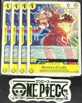 4x One Piece ST29-012 C Monkey.D.Luffy - ENG - Regular - Playset - TCG - NM/M