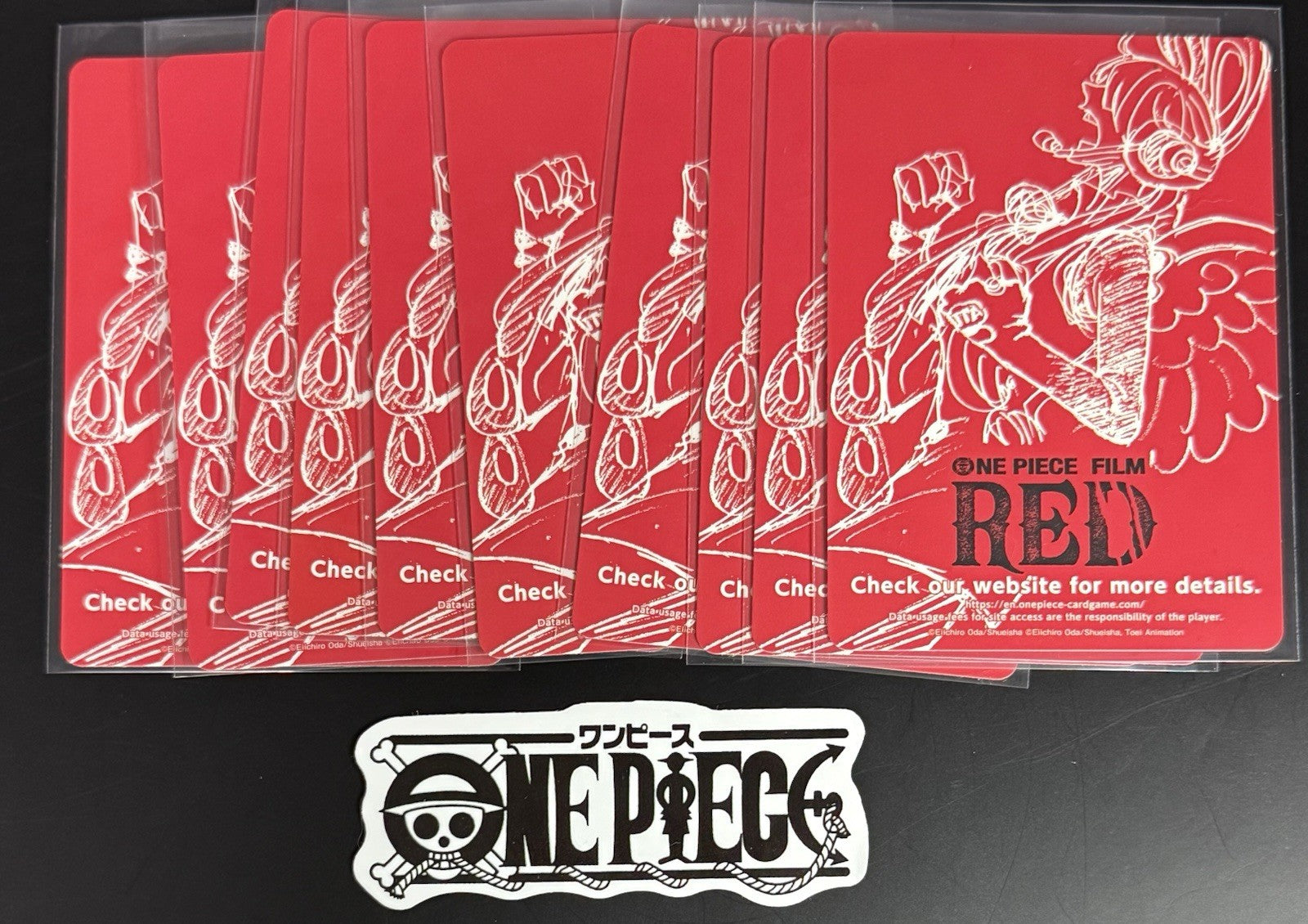 10x One Piece Film Red Don Cards - English - Regular - Playset - TCG - NM/M