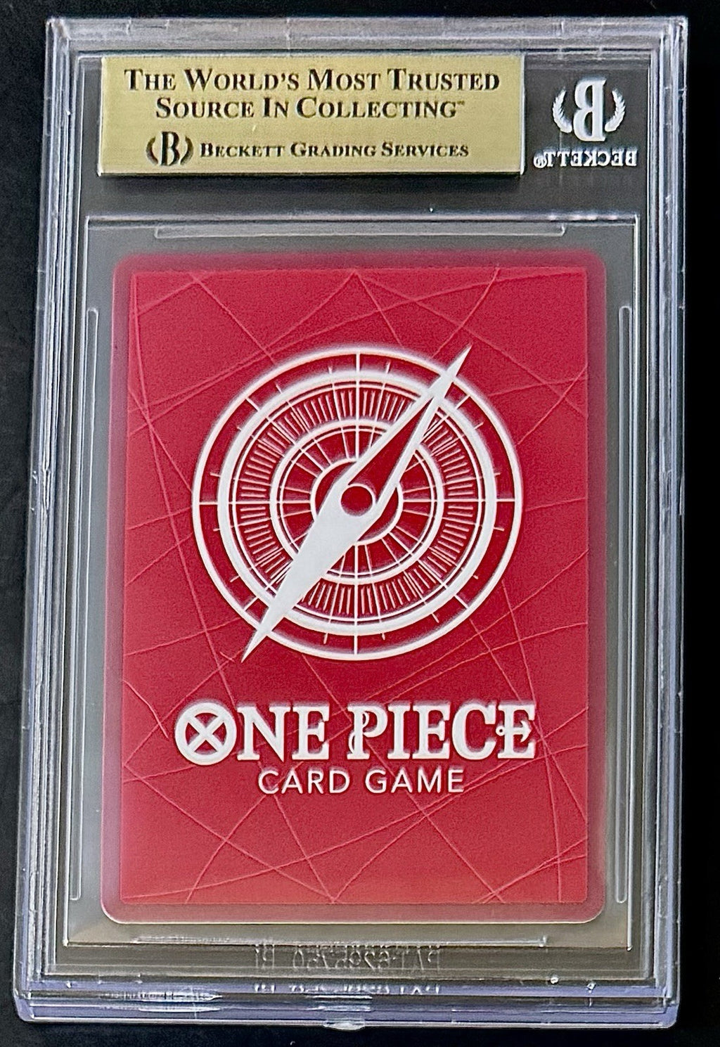 BGS 9.5 One Piece OP10-022 L* Trafalgar Law Alt Art - English-Royal Blood - Foil