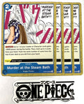 4x One Piece OP09-059 UC Murder at the Steam... - English - Playset - TCG - NM/M