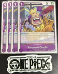 4x One Piece OP17-066 C - Kurozumi Orochi - EN - Regular - Play Set - TCG - NM/M
